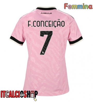 Juventus Francisco Conceicao #7 Seconda Maglia Femmina 2026-27 Manica Corta